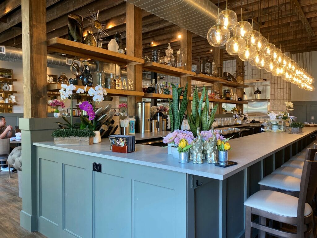 Interior of the bar at Pho Social