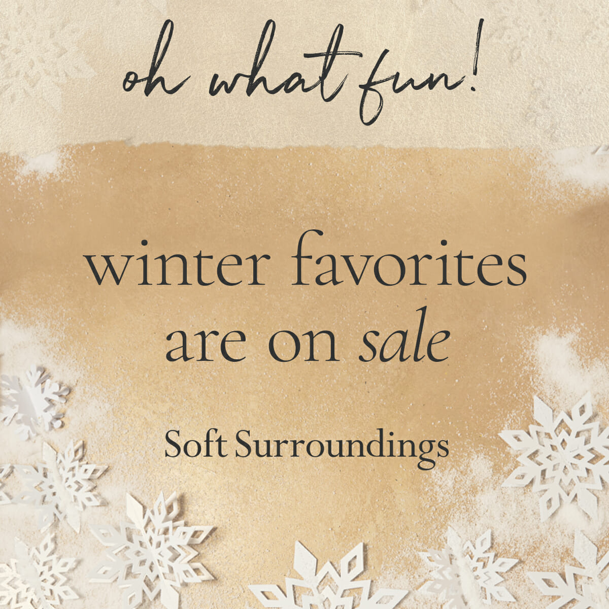 oh what fun! winter favorites are on sale.