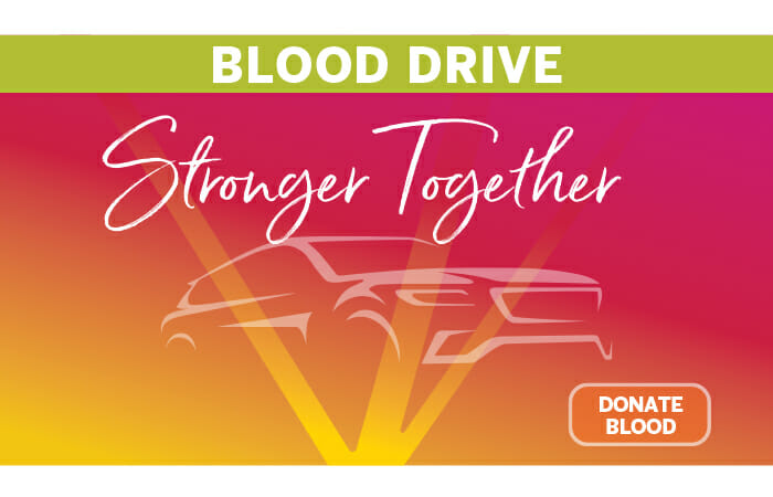 Versiti Blood Drive. Stronger Together.