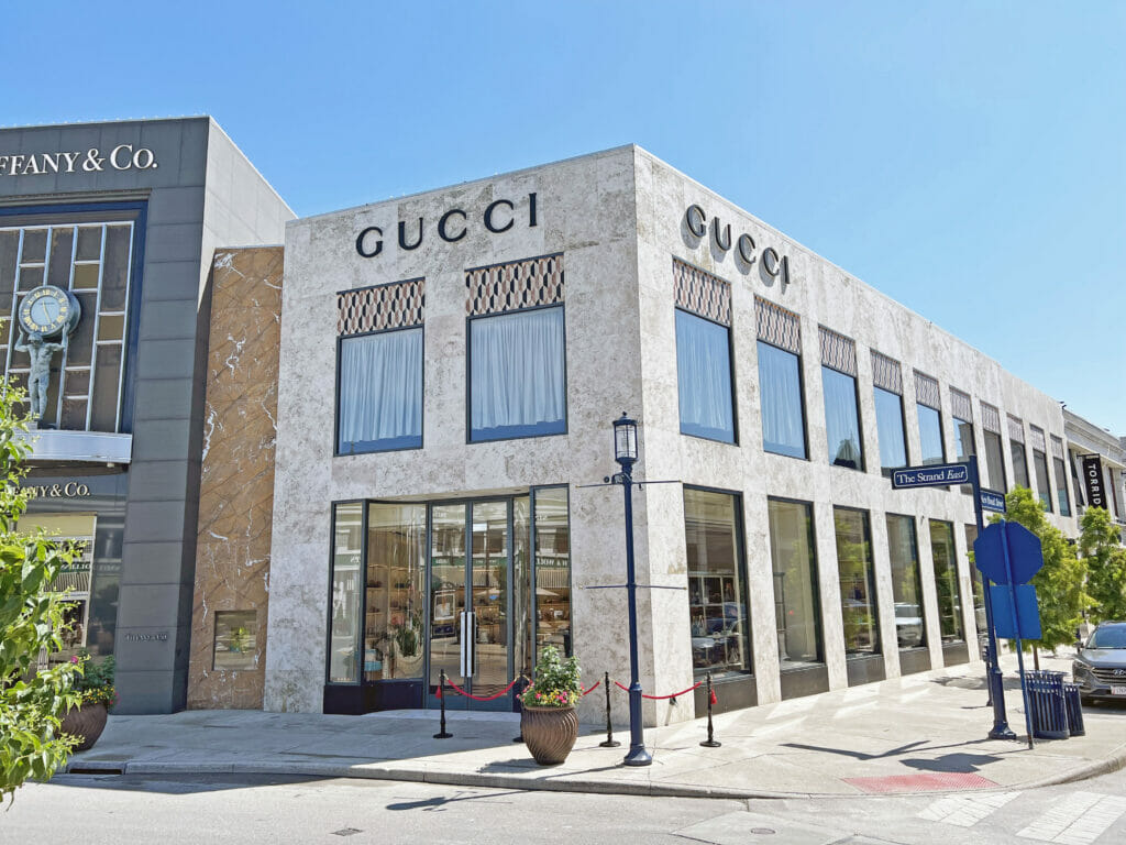 Exterior of the Gucci store at Easton Town Center Columbus, Ohio.