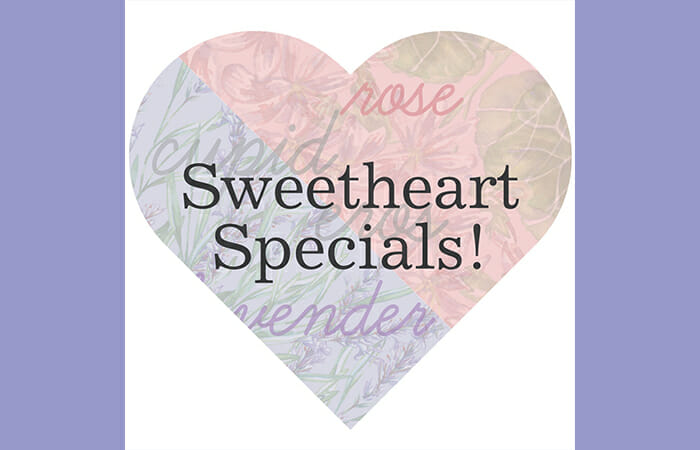 Sweetheart Specials from Glenn Avenue Soap Company