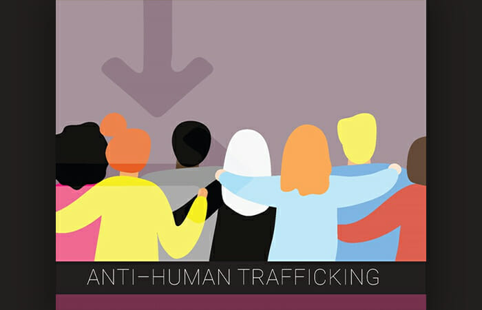 Anti-Human Trafficking graphic.