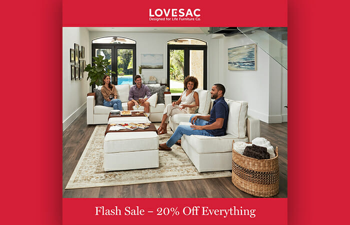Lovesac Flash Sale