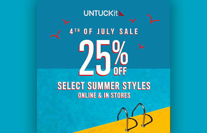 25% off Select Summer Styles
