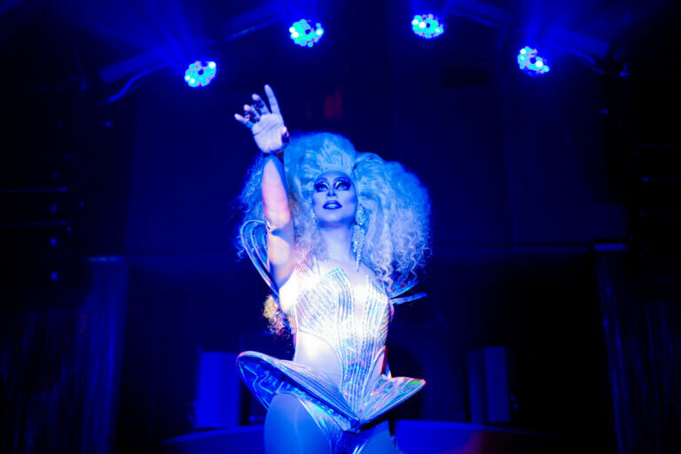 Drag Queen performs at Ivan Kane's.