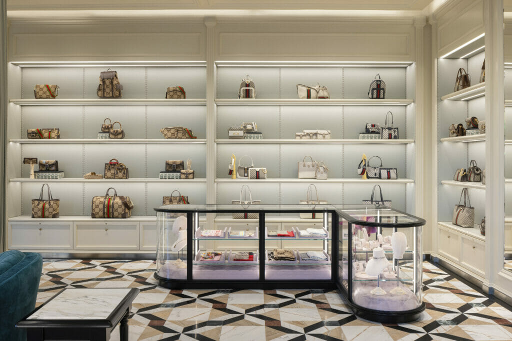 inside gucci store