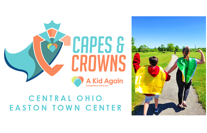 Capes & Crowns event by A Kid Again of Central Ohio at Easton Town Center.