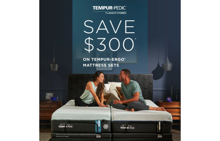Save $300 on Tempur-Pedic mattress sets