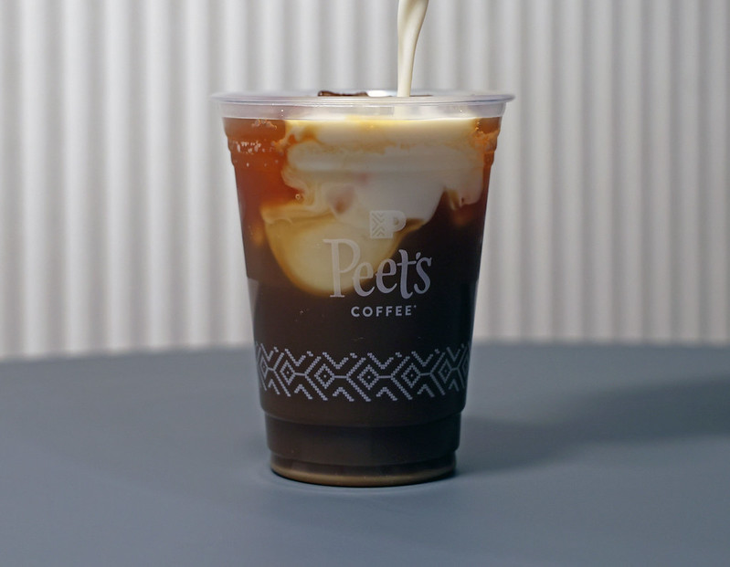 A Peet's coffee from Capital One Cafe, a coffee shop located at Easton Town Center