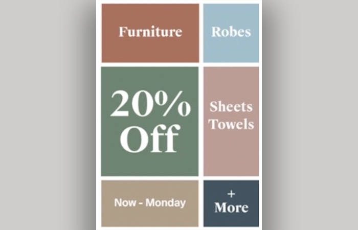 20% off for Black Friday and Cyber Monday. Robes, furniture, sheets, towels, and more. At Parachute.
