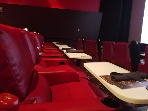 Movie chairs and trays for dine-in.