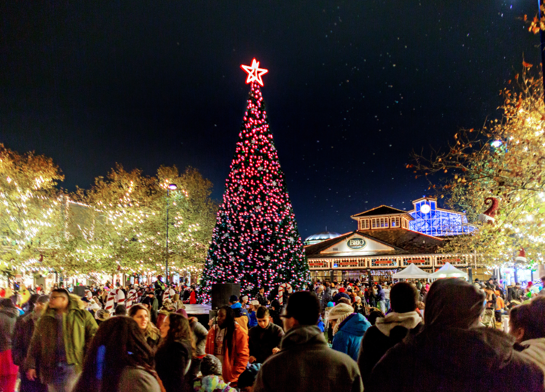 Grand Illumination event at Easton Town Center