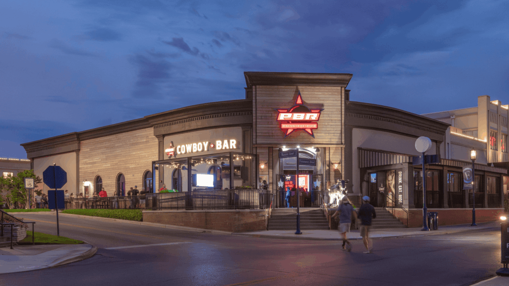 Exterior of PBR at Easton Town Center.