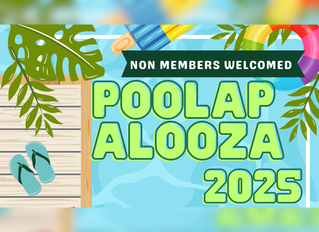 Life Time Poolapalooza event poster.