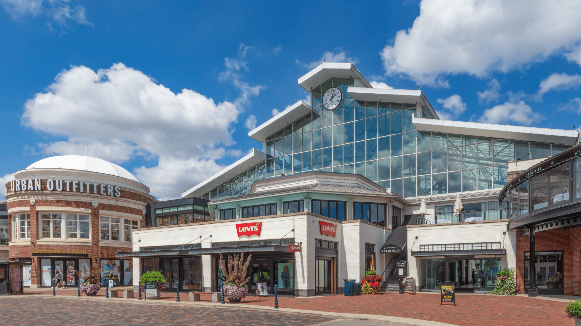Brand Events Exterior of the Station Building with Levi's and Urban Outfitters in view.