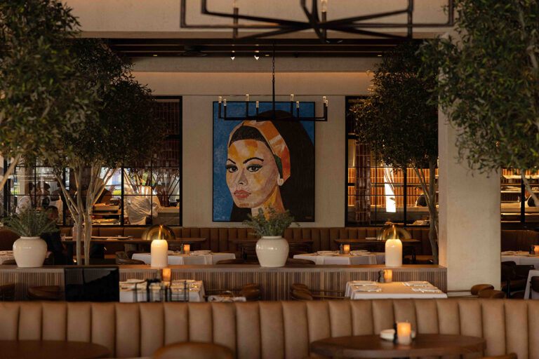 Interior of Bar Italia at Easton.