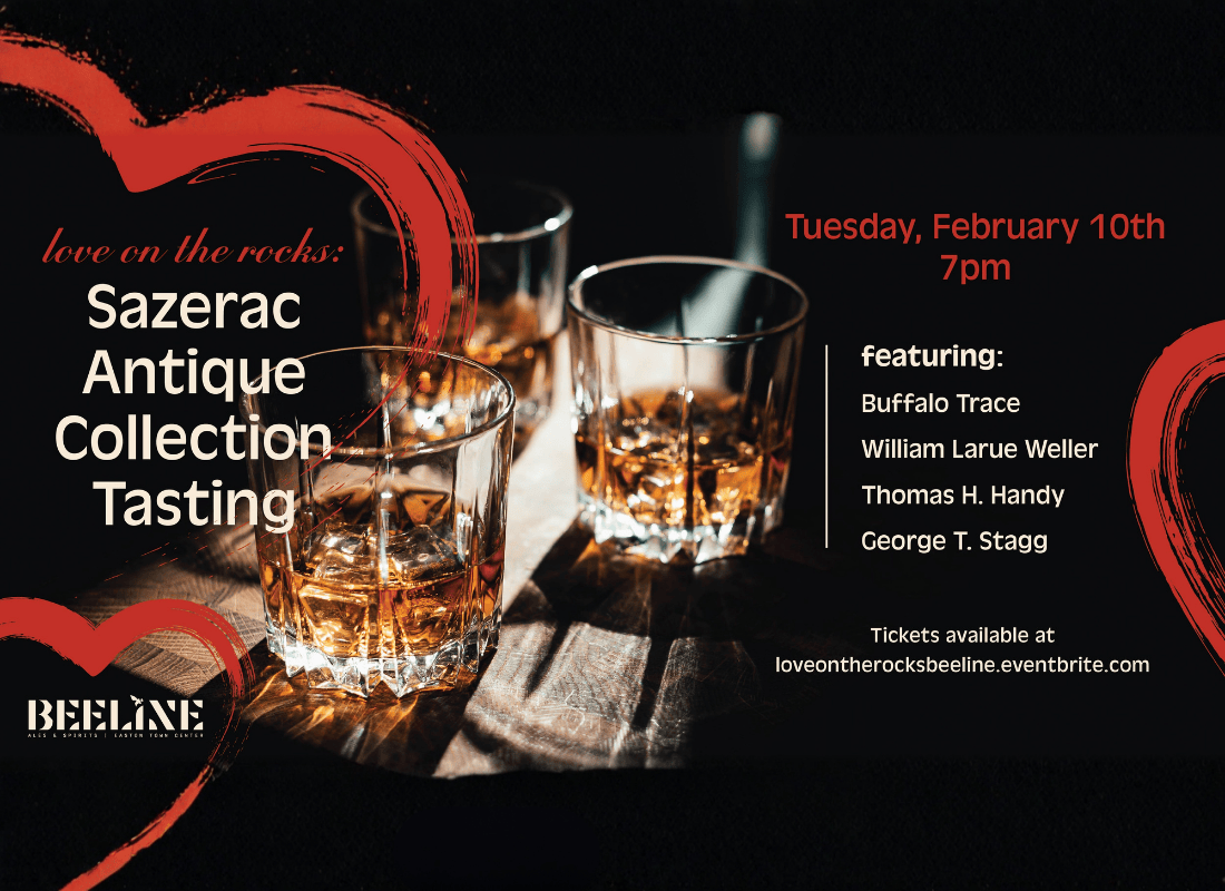 Beeline Valentine's Day event graphic.