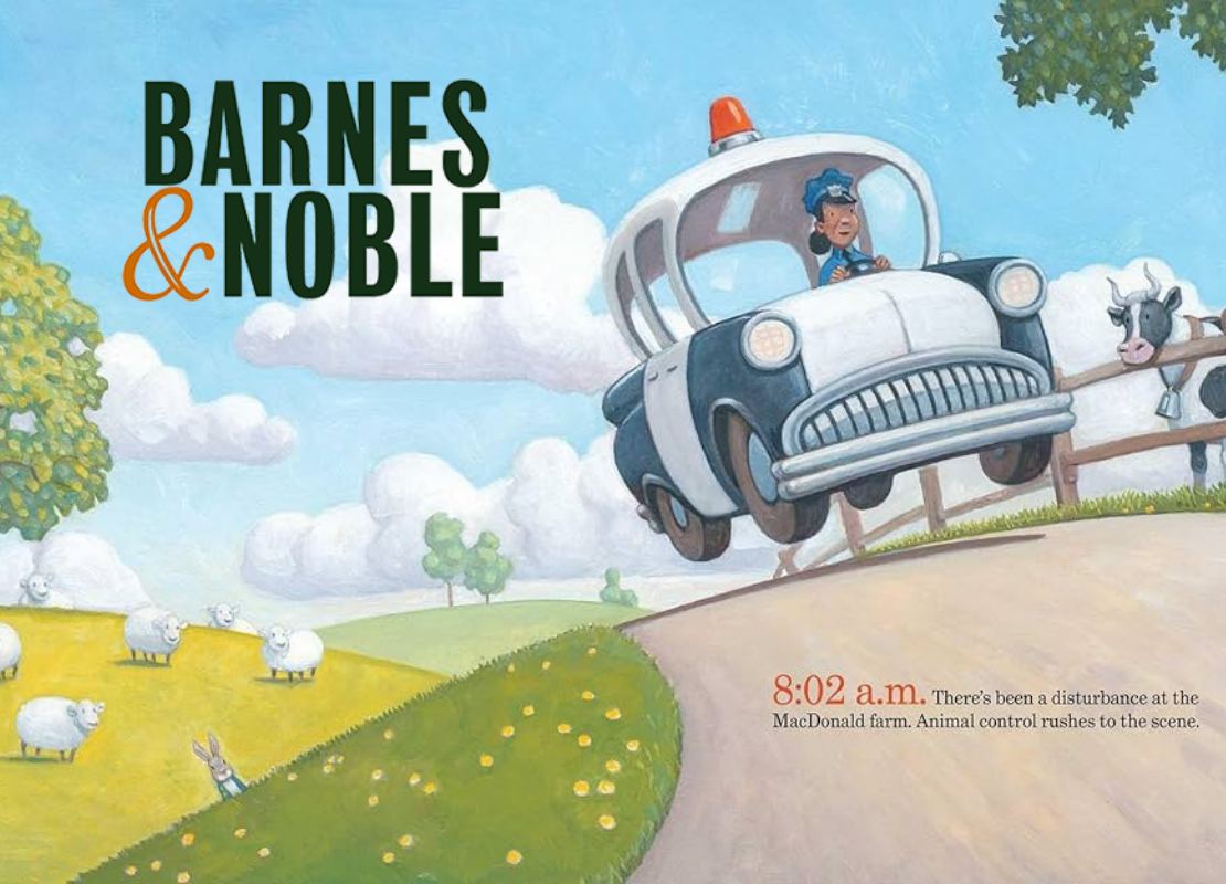 Barnes & Noble The Case of Old Macdonald storybook page