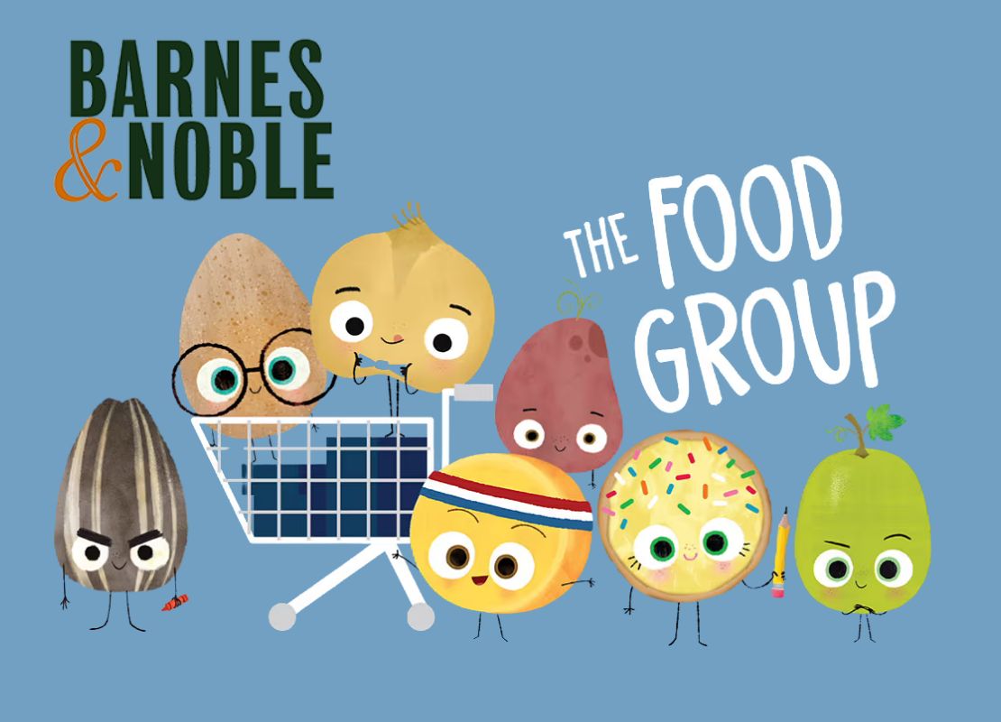 Barnes & Noble Jory John food group storybook characters
