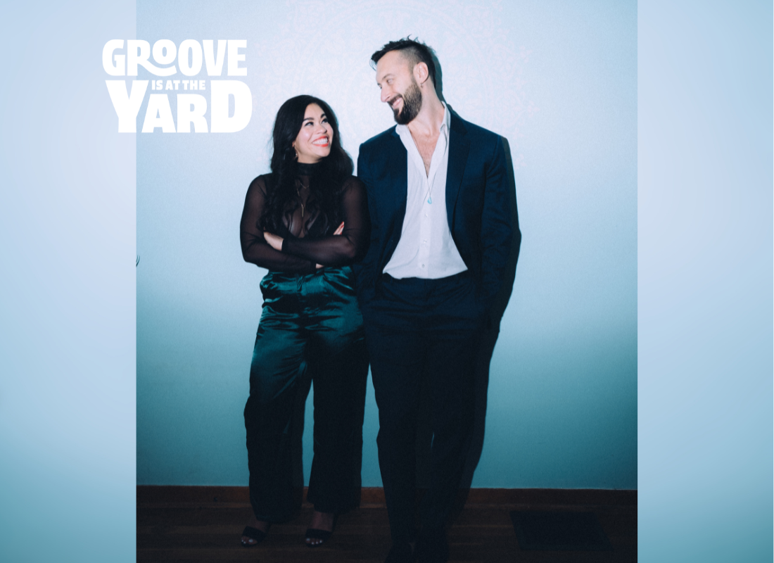 Band Honey and Blue and a Groove is at The Yard logo.