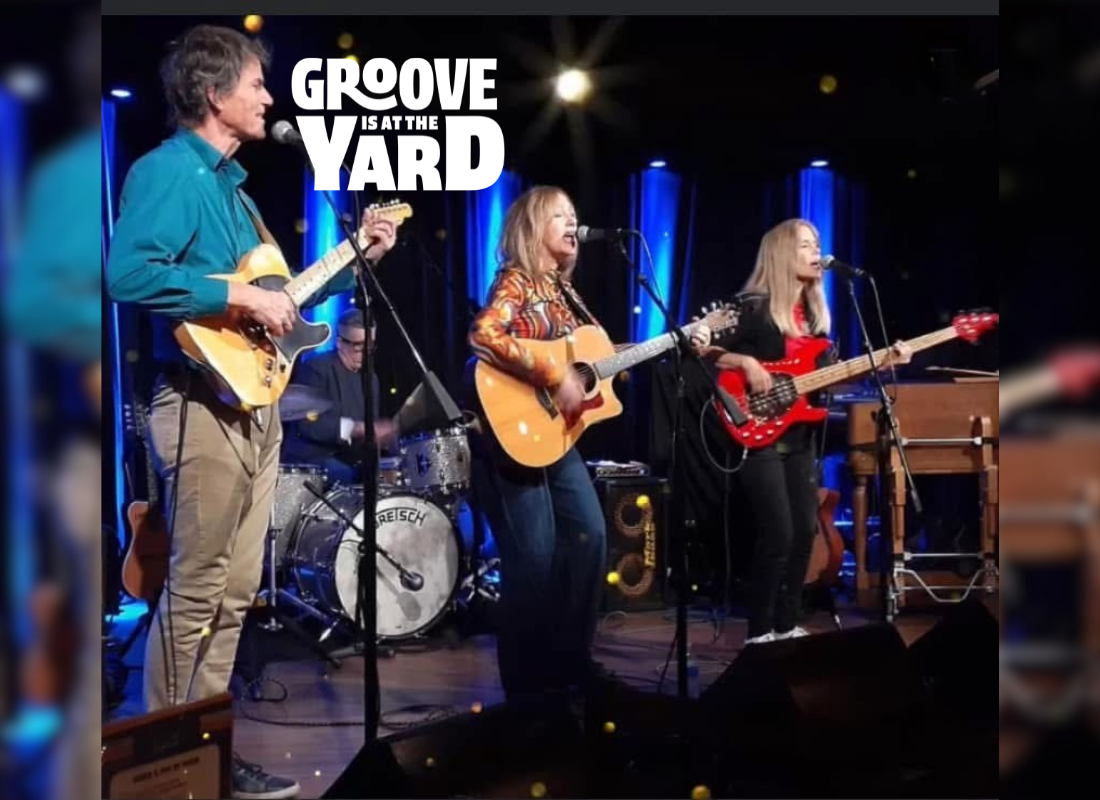 Band Teeny Tucker and a Groove is at The Yard logo.