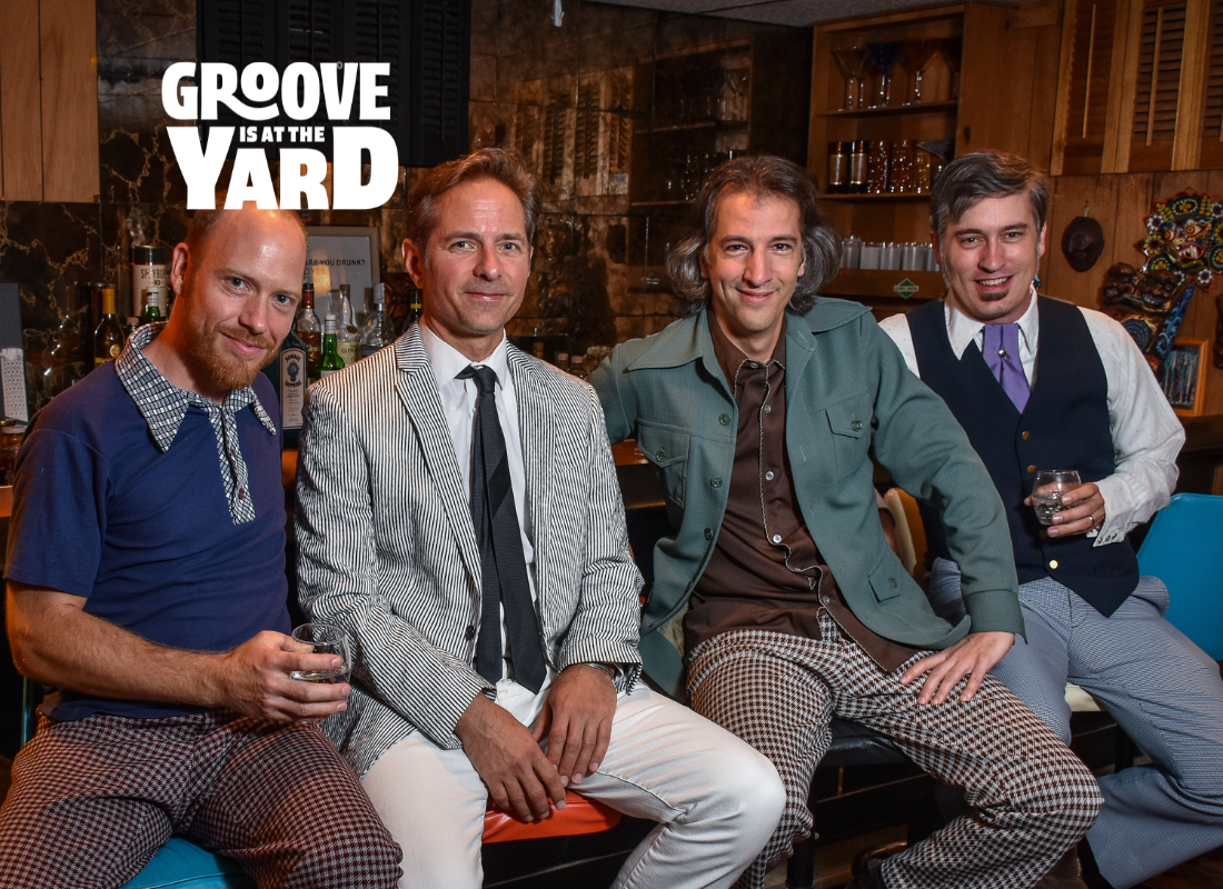 The Moonbats and a Groove is at The Yard logo.
