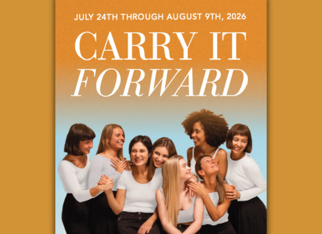 Brighton's Carry It Forward campaign. July 24-August 9.