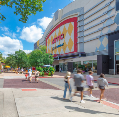 The exterior sign of AMC outside the Station Building at Easton.